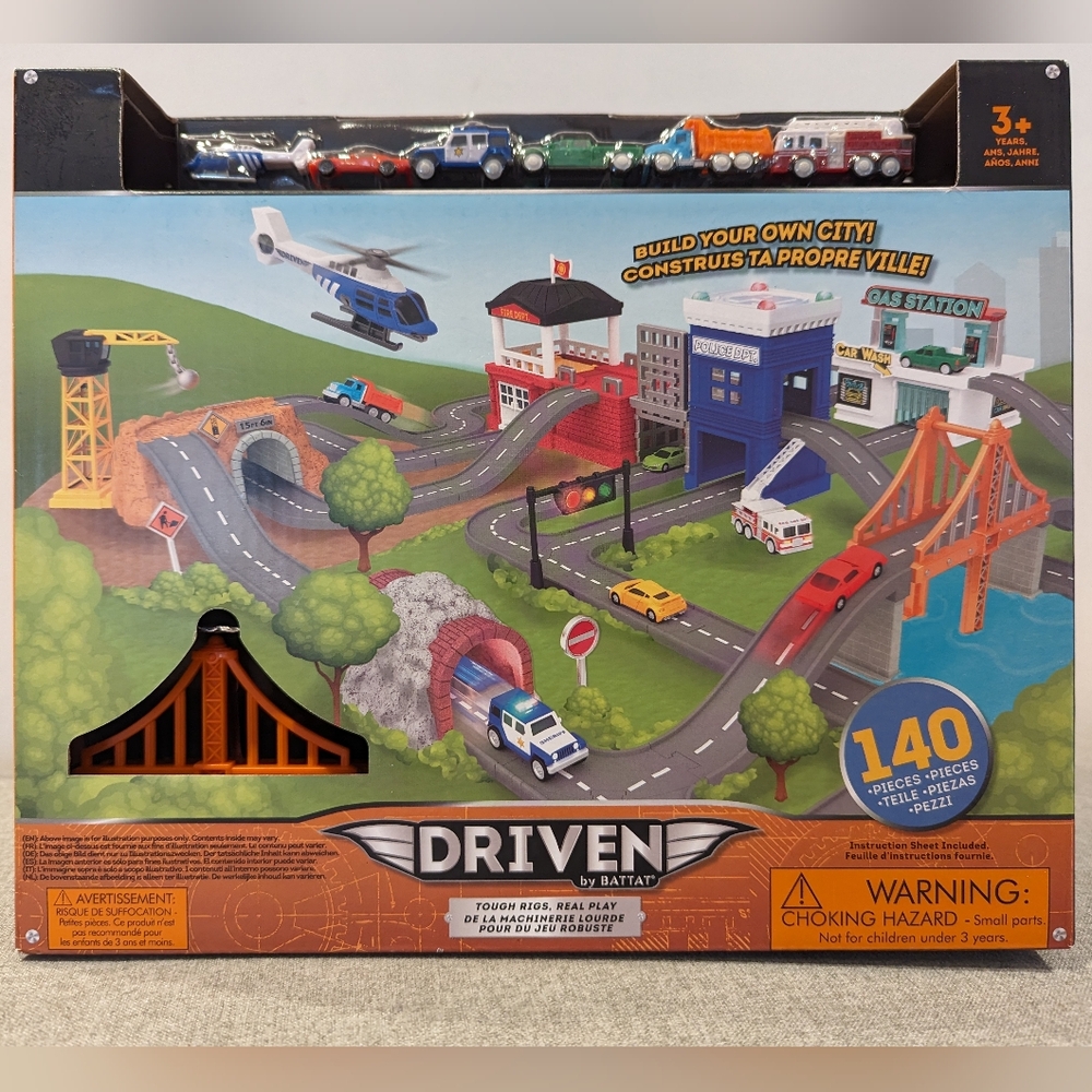 Driven By Battat (Toy Playset With Vehicles)